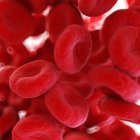Illustrazione del coagulo di cellule del sangue umano . — Foto stock