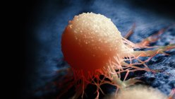 Obra digital coloreada de células cancerosas . - foto de stock