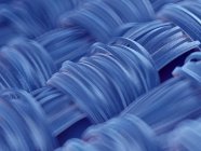 Close-up abstrato da estrutura de tecido azul, ilustração digital . — Fotografia de Stock