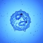 Увеличенная цифровая иллюстрация эозинофильных клеток
. — стоковое фото