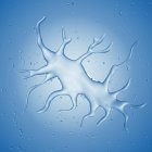 Magnified digital illustration of dendritic cell. — Stock Photo