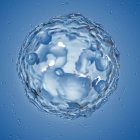 Magnified digital illustration of basophil cell. — Stock Photo