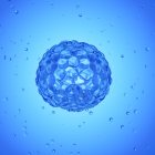 Magnified digital illustration of blastocyst cell. — Stock Photo