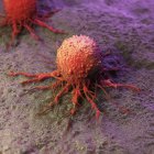 Иллюстрация абстрактных раковых клеток щупальцами . — стоковое фото