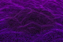 Цифрова концептуальна ілюстрація мережі з фіолетовими крапками та лініями. — стокове фото