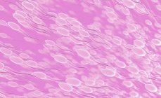 Ilustração 3d de espermatozóides em fundo rosa . — Fotografia de Stock