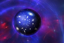 Концептуальная иллюстрация теоретического туннеля червоточины в пространстве-времени . — стоковое фото
