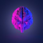 Résumé cerveau humain multicolore, illustration par ordinateur
. — Photo de stock