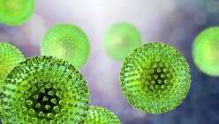 Абстрактная группа частиц вирусов, компьютерная иллюстрация
. — стоковое фото