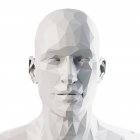 Menschlicher Kopf, Computerillustration — Stockfoto