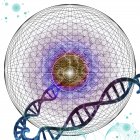 Targeted gene therapy, abstract conceptual illustration. — Stock Photo