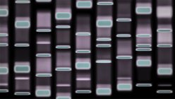 Patrón de autoradiógrafo de ADN, ilustración digital . - foto de stock