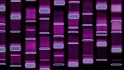 Модель авторадиографа ДНК, цифровая иллюстрация . — стоковое фото