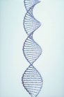 Molécula de ADN abstracta, ilustración digital 3d . - foto de stock