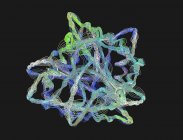 Абстрактное образование белков, цифровая иллюстрация . — стоковое фото