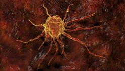 Cellula del cancro, illustrazione del computer — Foto stock