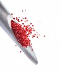 Hypodermic needle and blood, computer illustration — Stock Photo