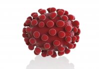 Partícula de coronavírus, ilustração computacional — Fotografia de Stock
