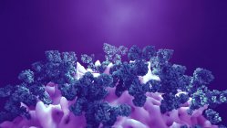Антитела атакуют раковые клетки, компьютерная иллюстрация — стоковое фото