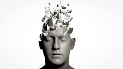 Dementia, концептуальна комп'ютерна ілюстрація — стокове фото
