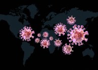 Pandémie de coronavirus, illustration conceptuelle — Photo de stock