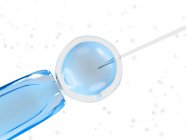 In-vitro-Fertilisation, Computerillustration — Stockfoto