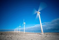 Desert wind farm, California, USA — Stock Photo