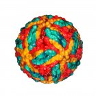 Вірусні частинки Сент-Луїса, комп'ютерна ілюстрація — стокове фото