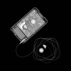 MP3 player, X-ray. — стокове фото