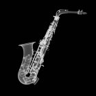 Латунний саксофон, рентгенівський . — стокове фото