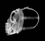 Gas mask, X-ray, radiology scan — Stock Photo