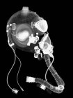 Пілотний шолом, рентген, радіологічне сканування — стокове фото