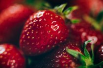 Closeup of Fresh strawberries — Stock Photo