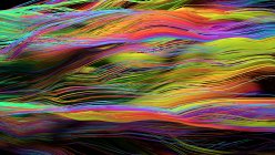 Cavi colorati, illustrazione del computer — Foto stock
