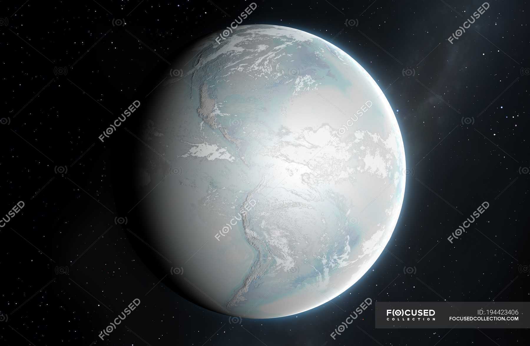 which of the following continents is covered with ice