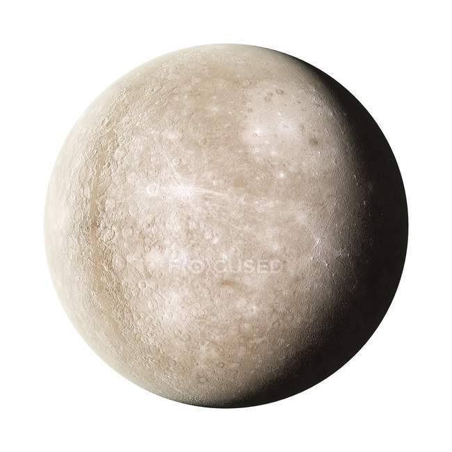Visual rendering of Moon surface — Stock Photo