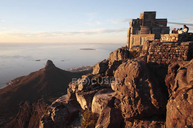 Upper cable way station in Cape Town, South Africa. — Stock Photo