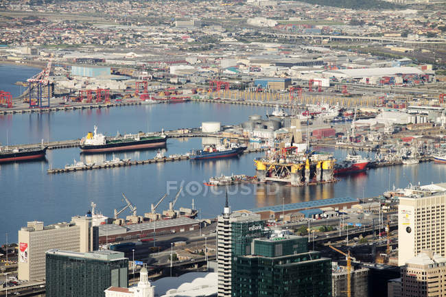 Victoria and Albert docks, Cape Town, South Africa. — Stock Photo