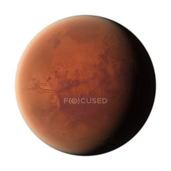Visual rendering of exoplanet — Stock Photo