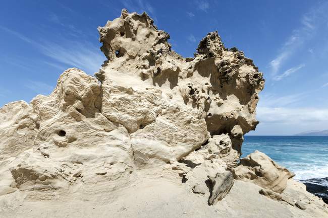 Sandstone rocks with erosion — Stock Photo
