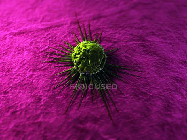 Ілюстрації ракова клітина — стокове фото