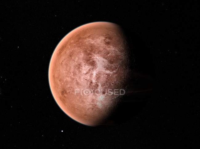 Visual render of Venus — Stock Photo