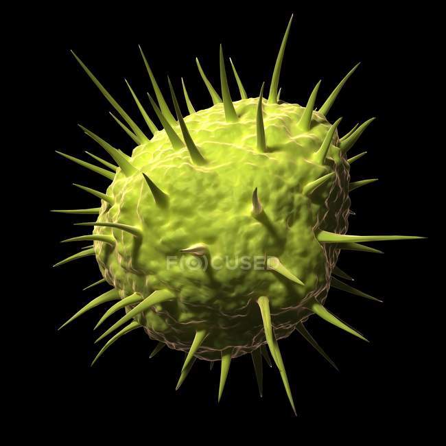 Визуальный рендеринг вируса Мими — стоковое фото