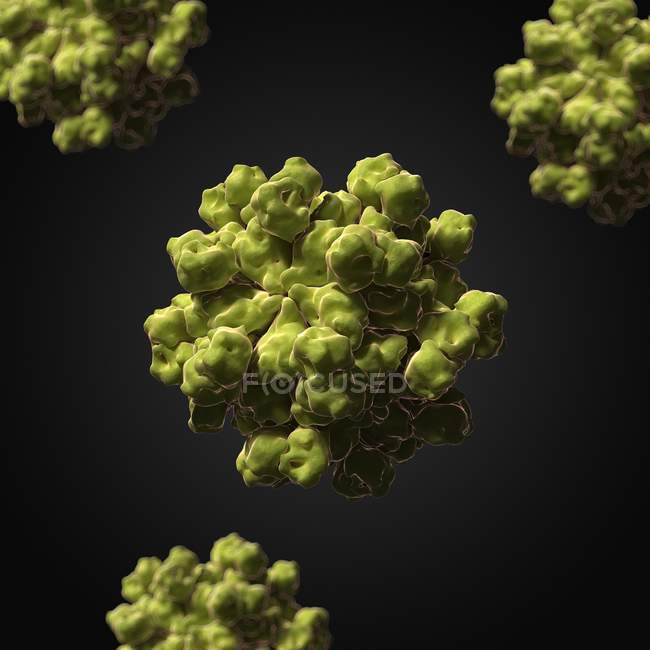 Візуальний render вірусу гепатиту E — стокове фото