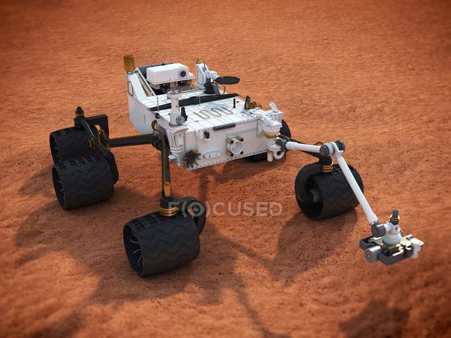 Curiosidade Mars Rover — Fotografia de Stock