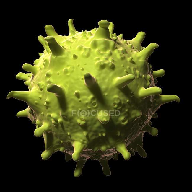 Rendering visivo del virus della SARS — Foto stock
