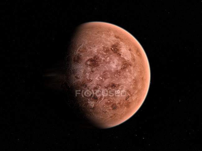 Visualización de Venus - foto de stock