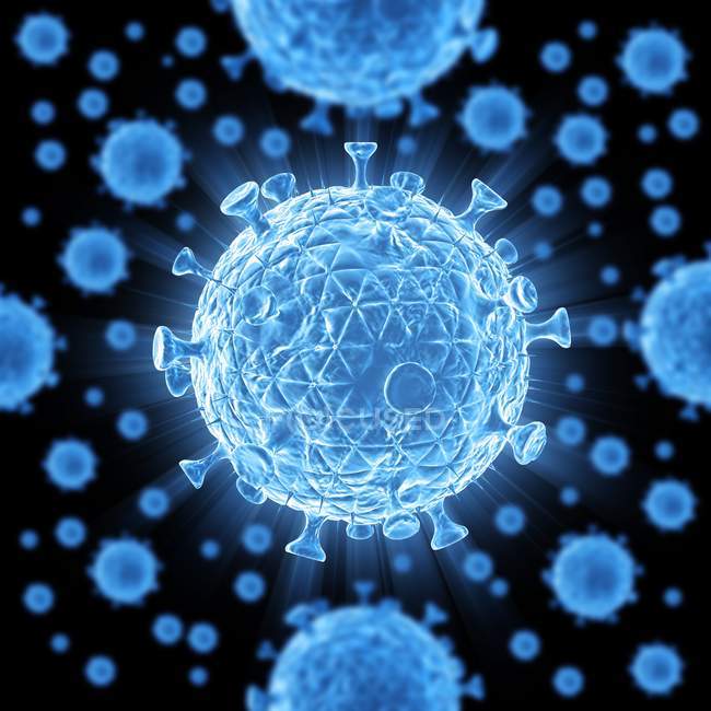 Вирусы ВИЧ — стоковое фото