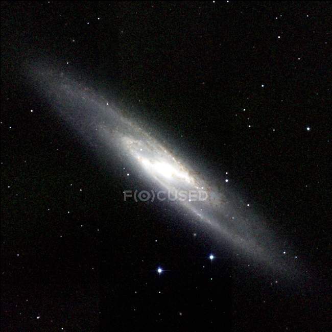 Digital image of spiral Sculptor Galaxy. — Stock Photo