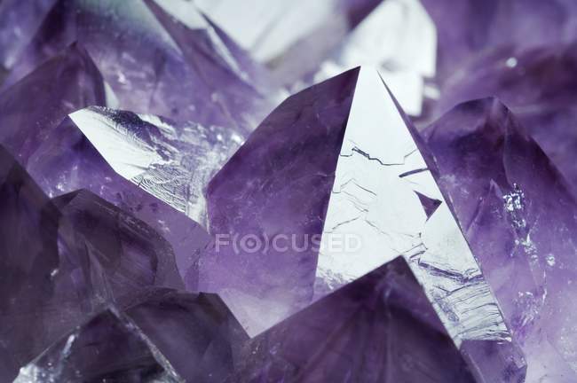 Amethyst-Kristallstruktur — Stockfoto